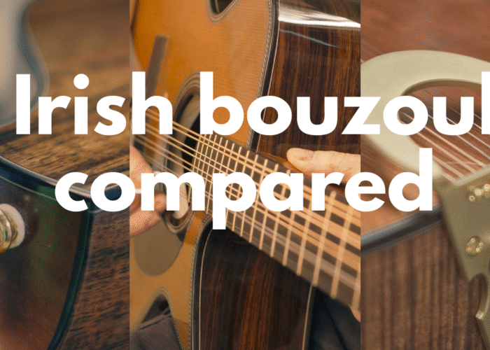 Three Irish bouzoukis compared